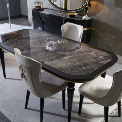 Arya Dinning Table with 8 Chairs