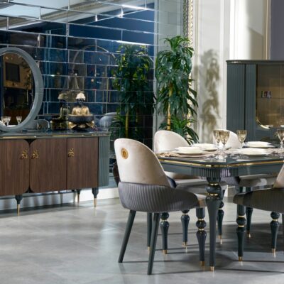 Kapella Dinning Table with 8 Chairs