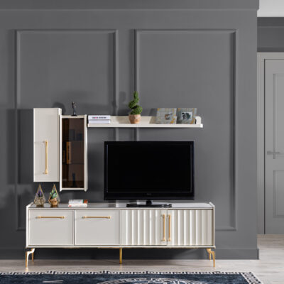 Gold TV Unit